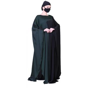 Dual Tone Kaftan In kashibo Fabric With A Complementary Hijab. 2