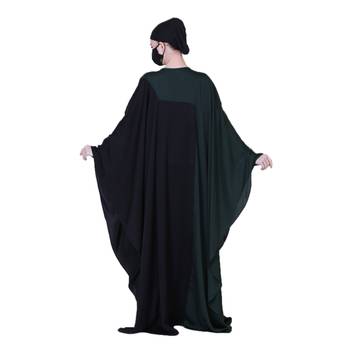 Dual Tone Kaftan In kashibo Fabric With A Complementary Hijab. 5
