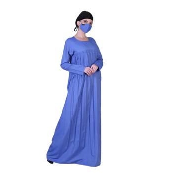 Cotton Dress With Pleats. 1