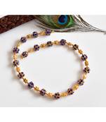 Blue gold_plated Copper Alloy  Necklace