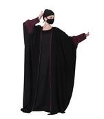 Three Pieces Set Of An Inner Abaya and a Dual Color Kaftan and a Matching Hijab.