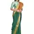 Green woven art silk saree with blouse
