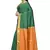Green woven art silk saree with blouse