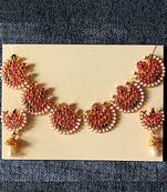 Gold Plated  colourful stoneTraditional Choker Necklace Set For Women