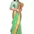 Green woven art silk saree with blouse