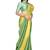 Green woven art silk saree with blouse