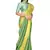 Green woven art silk saree with blouse