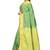 Green woven art silk saree with blouse