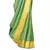 Green woven art silk saree with blouse