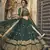 Captivating Green zari & sequins embroidered net Wedding lehenga