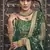 Captivating Green zari & sequins embroidered net Wedding lehenga