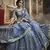 glorious Grey Zarkan and Dori Embroidered Net Semi Stitched bridal lehenga