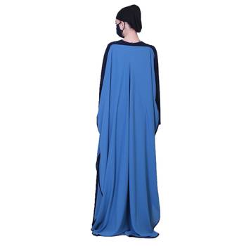 Three Pieces Set Of Inner Abaya, A Sleeveless Cape and Hijab 5