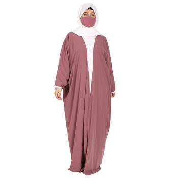 Two Pieces Set Of Inner Abaya & Open Kaftan 1
