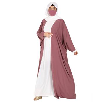 Two Pieces Set Of Inner Abaya & Open Kaftan 3