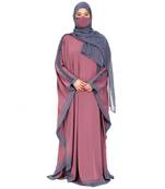 Multicolor Kashibo Solid Casual Kaftan Abaya