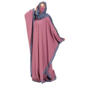 Multicolor Kashibo Solid Casual Kaftan Abaya  2