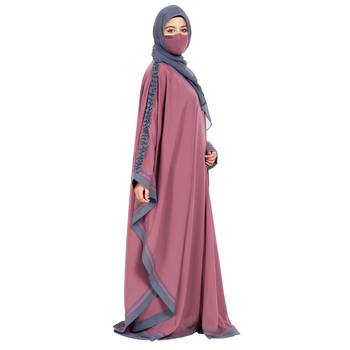 Multicolor Kashibo Solid Casual Kaftan Abaya  4
