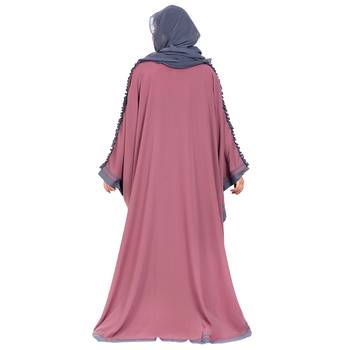 Multicolor Kashibo Solid Casual Kaftan Abaya  6