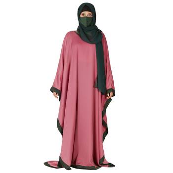 Nida Kaftan Abaya With Contrast Border 2