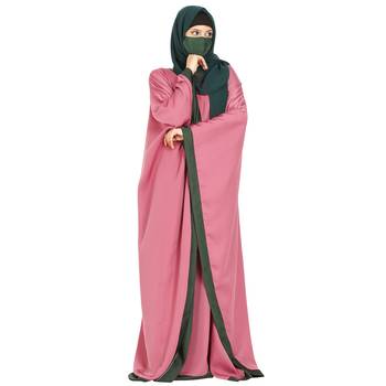 Nida Kaftan Abaya With Contrast Border 4