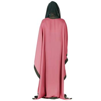 Nida Kaftan Abaya With Contrast Border 6