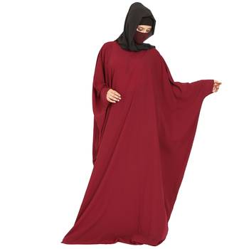 Basic Kaftan Abaya With Zipper Opening 1