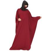 Basic Kaftan Abaya With Zipper Opening