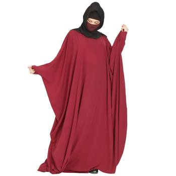 Basic Kaftan Abaya With Zipper Opening 2