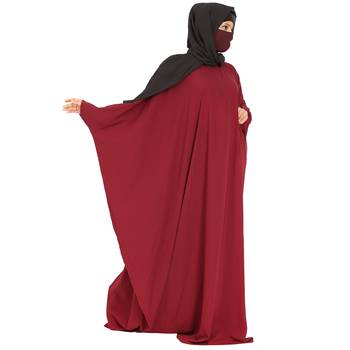 Basic Kaftan Abaya With Zipper Opening 5