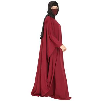 Basic Kaftan Abaya With Zipper Opening 6