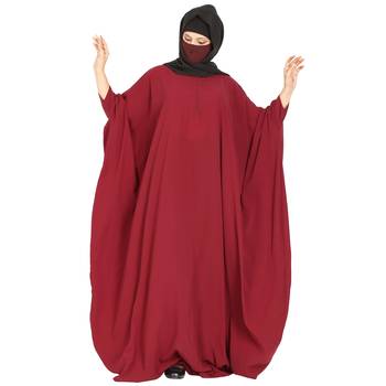 Basic Kaftan Abaya With Zipper Opening 7