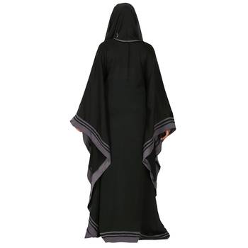 Kaftan Like Abaya With Striped Border 7