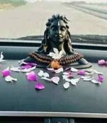 BK Creation Adiyogi Shiva Idol for Home Décor, Gift & Puja, Car Dashboard Statue 