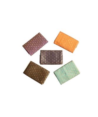 Sarees Rapier Jacquard Fabrics Unstitched Blouse Piece (Pack of 5) 2