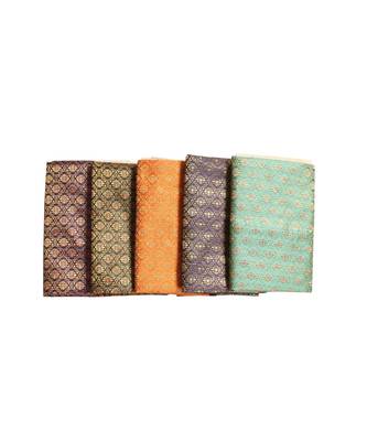 Sarees Rapier Jacquard Fabrics Unstitched Blouse Piece (Pack of 5) 3