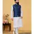 multicolor silk plain stitched   kurta & pyjama with  coat