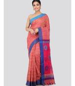 multicolor cotton silk hand woven   saree