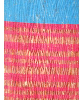 multicolor cotton silk hand woven   saree 4