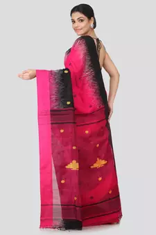multicolor cotton silk hand woven   saree