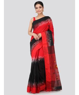 multicolor cotton silk hand woven   saree 1
