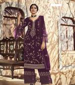 Fashion Kreza Women's Heavy Embroidered Work Palazzo Suit