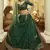 Glamorous Green Zari & Sequins embroidered Art silk designer ethnic lehenga for wedding