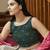 Grey embroidered organza semi stitched bridal lehenga