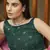 Grey embroidered organza semi stitched bridal lehenga