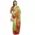 Light green printed art silk saree saree with blouse