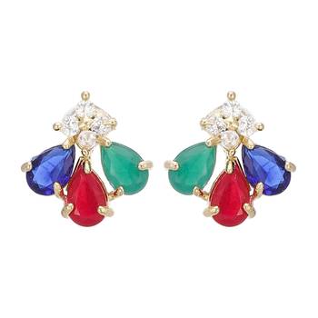 Multicolor cubic zirconia mangalsutra 3