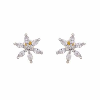 Silver cubic zirconia mangalsutra 3