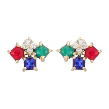 Multicolor cubic zirconia mangalsutra 3