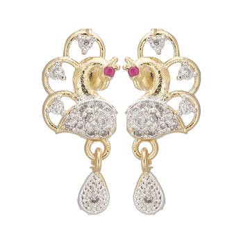Silver cubic zirconia mangalsutra 3
